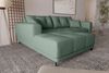 99rooms Massimo Ecksofa Strukturstoff NEVE Salbeigrün mit Schlaffunktion Links Bild 2