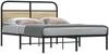 vidaXL Bettgestell ohne Matratze 140x190 cm Sonoma-Eiche Holzwerkstoff 4100258 Bild 1