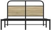vidaXL Bettgestell ohne Matratze 140x190 cm Sonoma-Eiche Holzwerkstoff 4100258 Bild 4