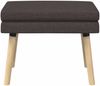 vidaXL Doppellagige Bank Dunkelbraun 60 x 40 x 46 cm Stoff 42038421 Bild 5