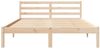 vidaXL Bettrahmen Braun 225,5 x 165,5 x 69,5 cm Massivholz Kiefer 869782 Bild 5