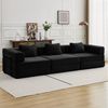 Leawin Sofa Sofas Wohnzimmer, Sofa mit Schlaffunktion aus Cord modular, Faltbar, flexibel, ohne Montage und ideal für kleine Räume Bild 5