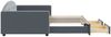 vidaXL Tagesbett Ausziehbar mit Schubladen Dunkelgrau 100x200 cm Samt 3197357 Bild 4