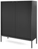 Highboard Nova Kommode 104cm schwarz 2-türig MDF Bild 4