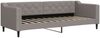 vidaXL Tagesbett mit Matratze Taupe 80x200 cm Stoff 3197406 Bild 3