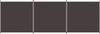 vidaXL 3-tlg. Paravent Braun 525x180 cm Stoff 350279 Bild 3