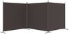 vidaXL 3-tlg. Paravent Braun 525x180 cm Stoff 350279 Bild 4