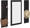 vidaXL Wandmontierter nachttisch Schwarz Eichen-Optik 96 x 1,5 x 90 cm 874532 Bild 3
