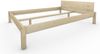Pfostenbett Massivholzbett (Fichte) "Daybett" 160 x 220 cm 38 cm Holzbett 300kg Bild 2