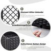 Mingone Pflanzkübel Rattan Spalier Selbstbewässerung Garten Schwarz 40x40x136cm Bild 3