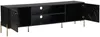 Vente-unique - CIEMILA TV unit Holz, Platte Schwarz - B 40 cm x H 55 cm x L 180 cm Bild 4