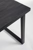 Esstisch Singstal aus Mangoholz, modernes Design mit Metallgestell, schwarz, 160x90 cm Bild 2