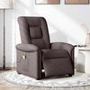 vidaXL Massagesessel Elektrisch Dunkelbraun Stoff 3303249 Bild 2