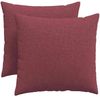 vidaXL Sofakissen 2 pcs Weinrot 50 x 50 cm Stoff 42013957 Bild 2