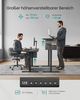 Songmics Höhenverstellbarer Schreibtisch elektrisch,70x160 x (72-120) cm, Verstellbarer Tisch, Memory-Funktion für 4 Höhen, für Homeoffice, Arbeitszimmer, tintenschwarz Bild 3