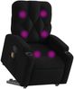 vidaXL Massagesessel mit Aufstehhilfe Schwarz Stoff 3204724 Bild 3