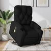 vidaXL Massagesessel mit Aufstehhilfe Schwarz Stoff 3204724 Bild 1