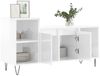 vidaXL TV-Schrank Hochglanz-Weiß 100x35x55 cm Holzwerkstoff 831318 Bild 4