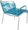 Outdoor Sessel Fiam Mya Lounge Spaghetti aus Aluminium petrol Bild 4