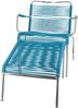 Outdoor Sessel Fiam Mya Lounge Spaghetti aus Aluminium petrol Bild 3
