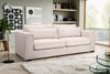 Sofa 3 Sitzer B/H/T: 241 x 92 x 112 cm in grau-beige Bild 3