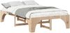 vidaXL Bettrahmen Braun 120 x 200 cm Massives Kiefernholz 872989 Bild 2