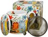 DUO ART GALLERY Fassbecher 430 ml CAT'S WORLD – GARDEN FELINES mit Teesieb, New Bone China Porzellan Bild 3