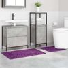 vidaXL Anti-Rutsch Badematten-Set 2 pcs Lila PP 4019862 Bild 3