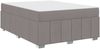 vidaXL Bettrahmen mit Matratze Taupe 160 x 200 cm Stoff 3398297 Bild 4