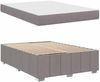vidaXL Bettrahmen mit Matratze Taupe 160 x 200 cm Stoff 3398297 Bild 5
