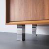 sossai® Möbelfuß Design-Möbelfüße, 4er & 8er Set, höhenverstellbar MFV1, Farbe: Chrom, (8-St), Farbe: Chrom Bild 3
