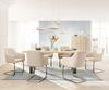 Freischwinger Greg-Flex Cord Beige Freischwinger flach Edelstahl Taschenfederkern Bild 4