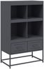 vidaXL Highboard Anthrazit 68x39x111,5 cm Stahl 846604 Bild 2