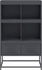 vidaXL Highboard Anthrazit 68x39x111,5 cm Stahl 846604 Bild 4