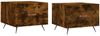 vidaXL Couchtische 2 Stk. Räuchereiche 50x50x40 cm Holzwerkstoff 829343 Bild 2