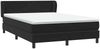 vidaXL Boxspringbett mit Matratze Schwarz 160x210 cm Samt 3317699 Bild 4