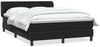 vidaXL Boxspringbett mit Matratze Schwarz 160x210 cm Samt 3317699 Bild 2