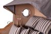 Strandkorb Komplettset - bene living - Ammersee Grande XXL Teak - PE grau - Modell 544 - inkl. Liftersystem Bild 4