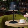 LED Tischleuchte, Akku, USB Kabel, Timer, dimmbar, H 30cm Bild 5
