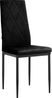 4-Fußstuhl >Maia< (2er-Set) in Schwarz, Samt/Metall - 42x98x53cm (BxHxT) Bild 4