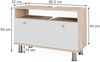 Waschbeckenunterschrank Fynn Sonoma/Weiß 80.2 x 54 cm mit Schublade Vicco Bild 3