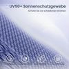 PHI VILLA Sonnenschirm, ideal für Strand- und Gartenaktivitäten, Stabiler Sonnenschirme für Sand mit Neigepfosten UV-Schutz 50+ Bild 2