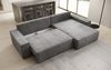 Luxusbetten24 Schlafsofa Designer Sofa Lunaro in Cord, mit Stauraum und Schlaffunktion Bild 3