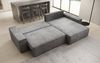 Luxusbetten24 Schlafsofa Designer Sofa Lunaro in Cord, mit Stauraum und Schlaffunktion Bild 4