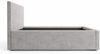 OTTO home Polsterbett MOIVRE, vertikale Steppung in Rillenoptik, wahlweise mit Bettkasten (Breite Liegefläche 160 oder 180cm), Stauraumbett, gepolstertes Kopfteil, ohne Matratze, modernes Design Bild 4
