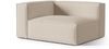 Micadoni Eckmodul Nuria 2-Sitzer Links Strukturierter Stoff Beige Bild 2