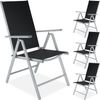 tectake Gartenstuhl 4er Set Gartenstuhl (4er Set, 4 St), klappbar Bild 4
