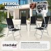 tectake Gartenstuhl 4er Set Gartenstuhl (4er Set, 4 St), klappbar Bild 3