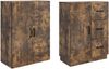 vidaXL Schrankset 2 pcs Geräucherte Eiche Holzwerkstoff 3416822 Bild 3