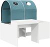 vidaXL Bett mit Tunnel 4 pcs Artisian Eiche und Hellblau Holzwerkstoff 3423510 Bild 3